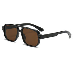 AERIS™ — Retro Double Bridge Square Sunglasses