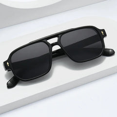 AERIS™ — Retro Double Bridge Square Sunglasses