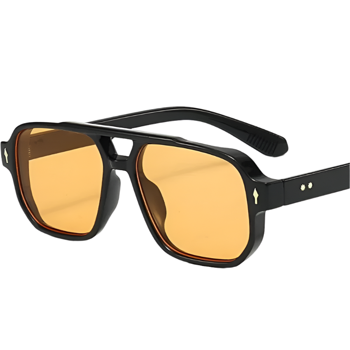 AERIS™ — Retro Double Bridge Square Sunglasses