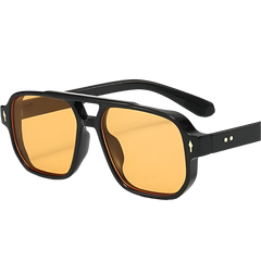 AERIS™ — Retro Double Bridge Square Sunglasses